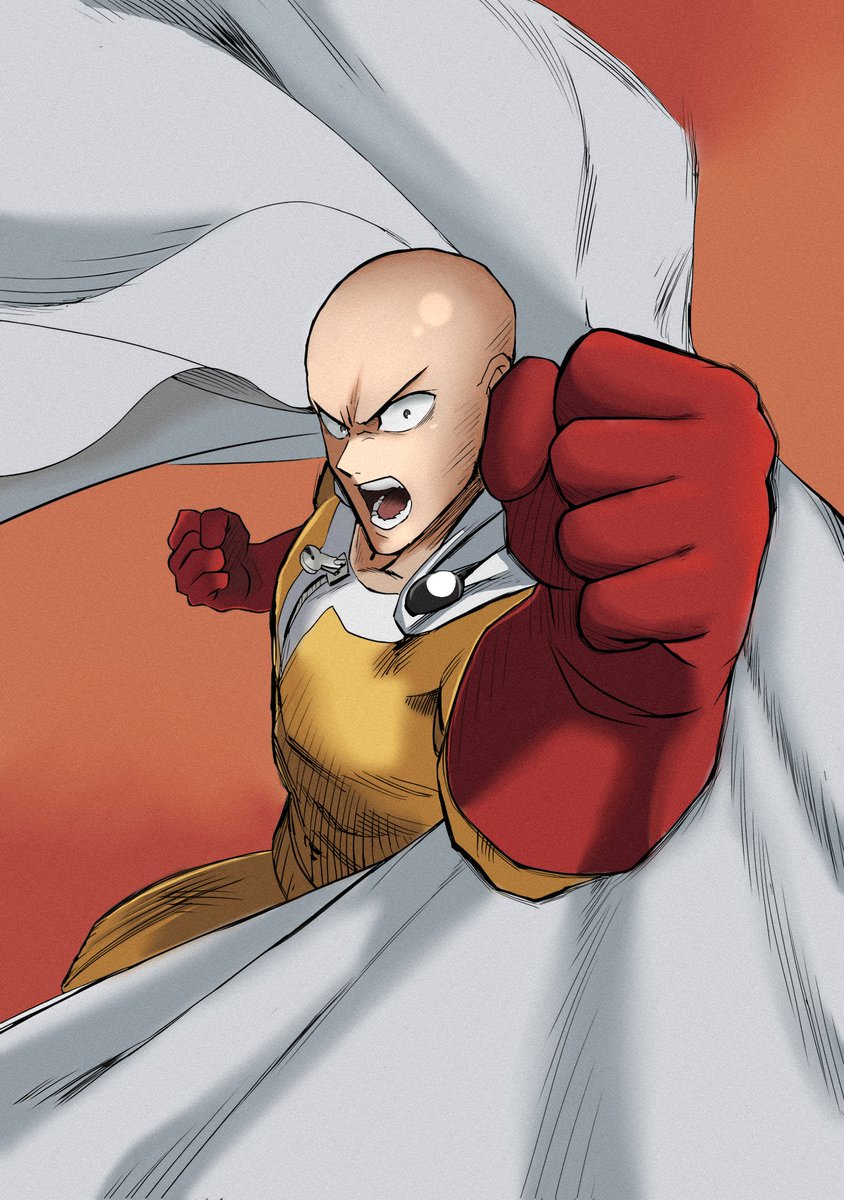 Character: Saitama
Manga: One Punch Man 
Ooooneee punch 
Line art of <a href="/R_coloring/">R_Color reloaded</a>
arigato 🙏❤️
#Onepunchman #Saitama #mangacoloring