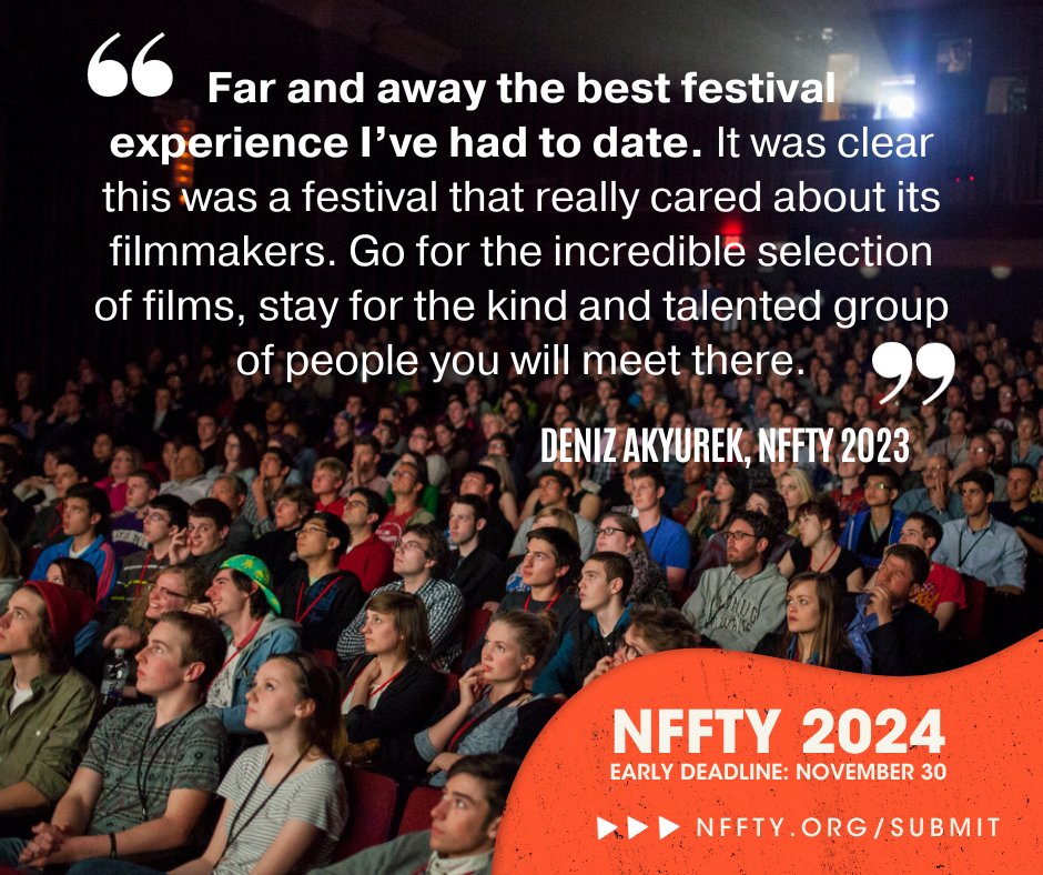 The NFFTY Early Deadline is coming up quickly... do we have your film yet? EARLY DEADLINE IS NOVEMBER 30. Submit now at filmfreeway.com/NFFTY!  #NFFTY #YoungFilmmakers #FilmStartsHere