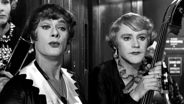 Tony Curtis and Jack Lemmon in, Some Like It Hot (1959)