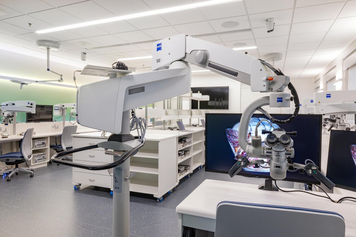 This is our esteemed Skull Base Lab, where the realms of precision and innovation converge. Skull base surgery encompasses a distinct field within otolaryngology, focusing on the treatment of intricate and complex conditions at this unique site.

#InnovationStartsAtMayo