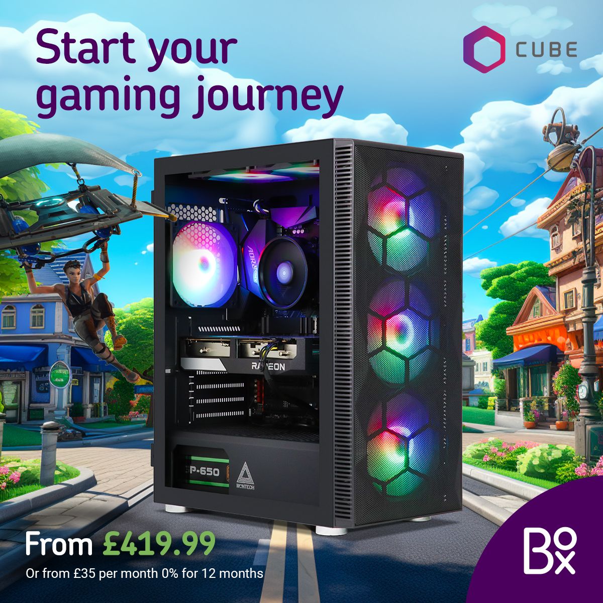 Shop amazing Black Friday Gaming PC Offers 🎮️🖥️
& Spread the Cost for up to 48 months with PayPal Credit 👀

Ideal starter PCs for new players, to overclocked performance beasts!

Shop Now:
box.co.uk/cube-pc

#gamingpc #blackfriday #blackfridaypc #fortnitepc #kidspc