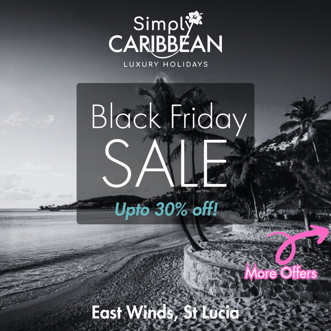 SimplyStLucia1's tweet photo. 🌐✈️ BLACK FRIDAY TRAVEL SPECIAL! ✨🌟

Unlock incredible savings with our exclusive Black Friday deals! Book your dream getaway through Simply Caribbean, and embark on a journey of luxury and adventure. Limited-time offers, so don't miss out! 🏝️🎁 

#blackfriday https://t.co/zos9cmM863