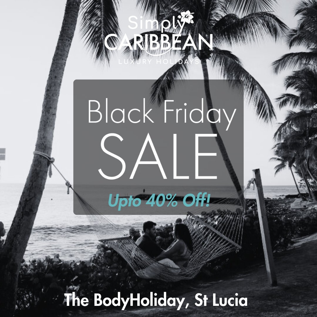 SimplyStLucia1's tweet photo. 🌐✈️ BLACK FRIDAY TRAVEL SPECIAL! ✨🌟

Unlock incredible savings with our exclusive Black Friday deals! Book your dream getaway through Simply Caribbean, and embark on a journey of luxury and adventure. Limited-time offers, so don't miss out! 🏝️🎁 

#blackfriday https://t.co/zos9cmM863