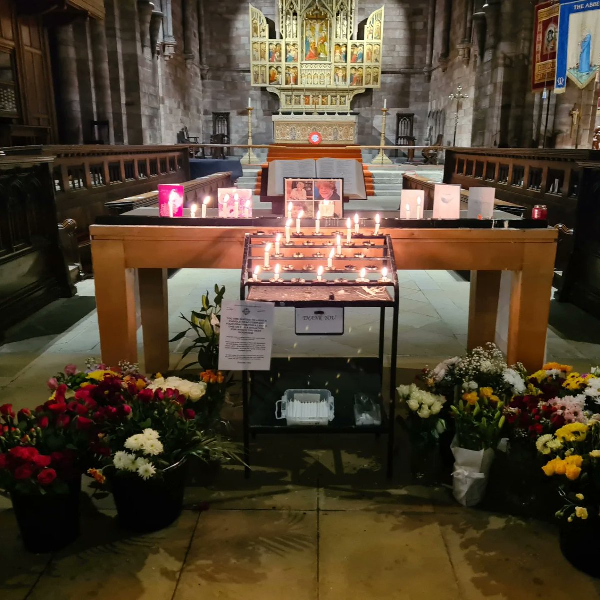 Your Abbey will be open to anyone wishing to come and light a candle, pray and or spend time in quiet reflection following the loss of four young lives Wilf, Jevon, Harvey and Hugo.  The Abbey will be open from 10am until 4pm tomorrow.