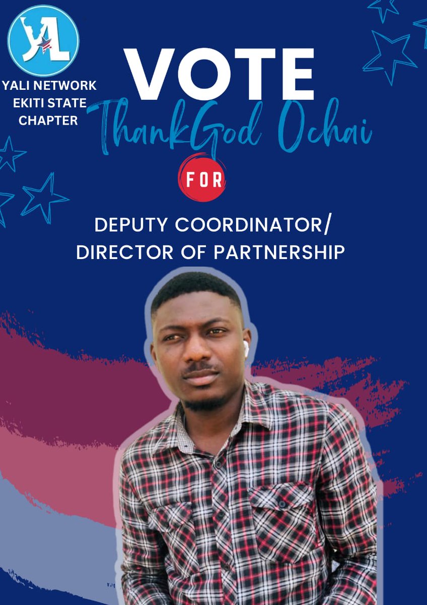OchaiThankgod's tweet photo. A few days ago, I contested for the position above as a way of offering my service to my community through @yali_ekiti
Today, it's a congratulations!...Let's make the difference together!
“Non nobis solum nati sumus” - “not for ourselves alone are we born”
#TGod
#WeCanDoMore https://t.co/pm7Z9nBk2s