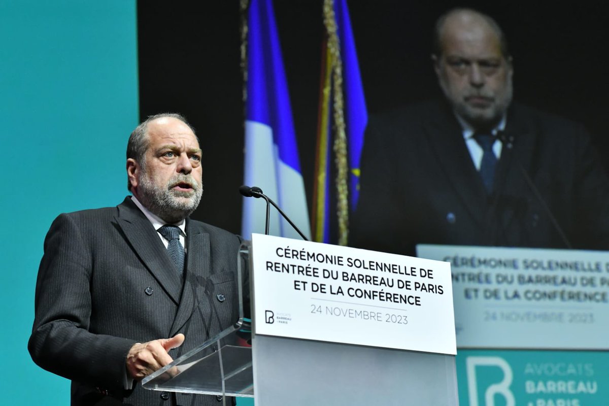 Avocats_Paris's tweet photo. En clôture de la rentrée solennelle, @E_DupondM @justice_gouv a défendu la nouvelle #LoiProgrammationJustice et a plaidé en faveur de procédures plus lisibles et moins rigides, dans l’intérêt de l’avocat comme du justiciable. https://t.co/WIINpM3FLy