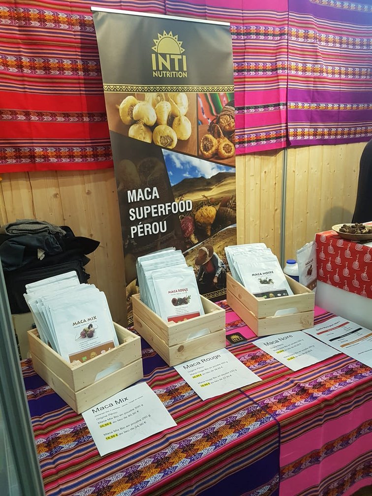 beezfr's tweet photo. Représentation des marques @IntiNutrition et @shanantina sur le Salon Marjolaine 2023

▶ https://t.co/CUyn95Kpcs

#superfood #superfoods #Maca #SachaInchi #Pérou #SalonBio https://t.co/O1RPPtHflh