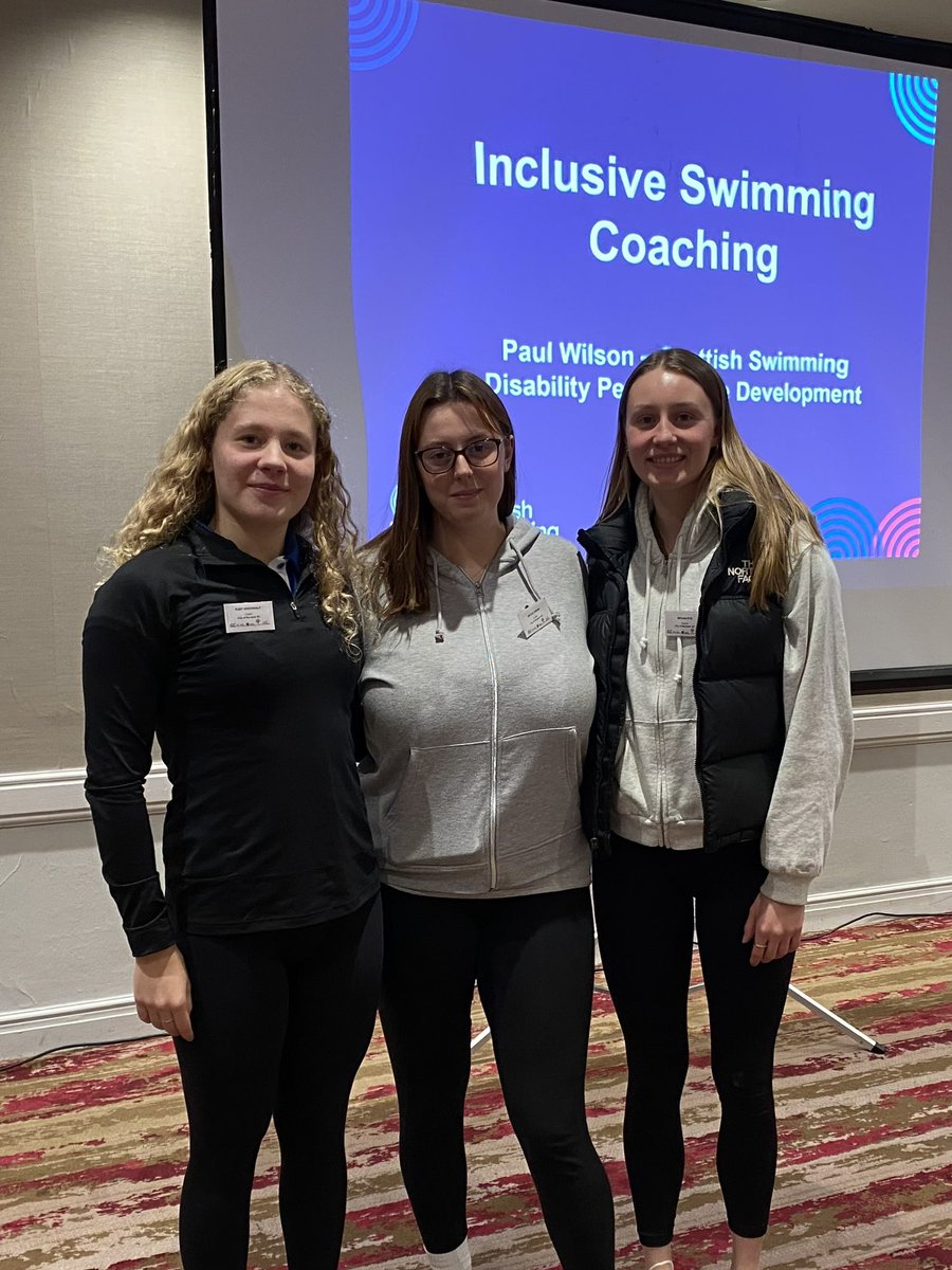 Ruby, Mollie &amp; Megan <a href="/cityofnorwichsc/">City of Norwich SC</a> coaches are at the <a href="/Sw_EngCoaching/">Swim England Coaching</a> <a href="/britishswimming/">Aquatics GB</a> Coaching Conference today and tomorrow. There are fascinating and important subjects presented by experienced speakers to learn from. #coachdevelopment #becomeyourbest