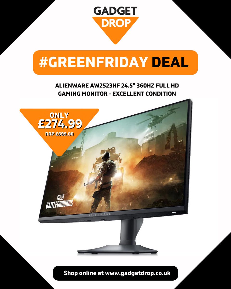 gadgetdrop's tweet photo. Dell Alienware Gaming Monitor - #GreenFriday Launch Deal 🚀

https://t.co/mJbeUG7FzL

#BlackFriday #BlackFriday2023 #ReviveAndThrive https://t.co/rSA9BQs4O9