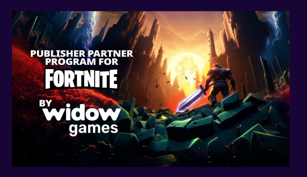 WidowGames's tweet photo. 📣Anunciamos el lanzamiento del Publisher Partner Program by Widow Games 🎮 Ideal para estudiantes y fanáticos de los #videojuegos que sueñan con crear su propia Isla en #Fortnite. ¡No te pierdas esta oportunidad! 🙌 Entérate de todo en https://t.co/Zi4HSBKPMG https://t.co/3OZYBhp0ms