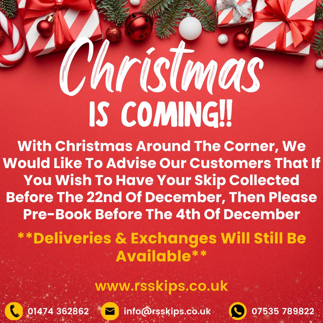 RSSkips's tweet image. The Christmas Countdown Is On!! 📷📷

Deliveries &amp;amp; Exchanges will still be available!!