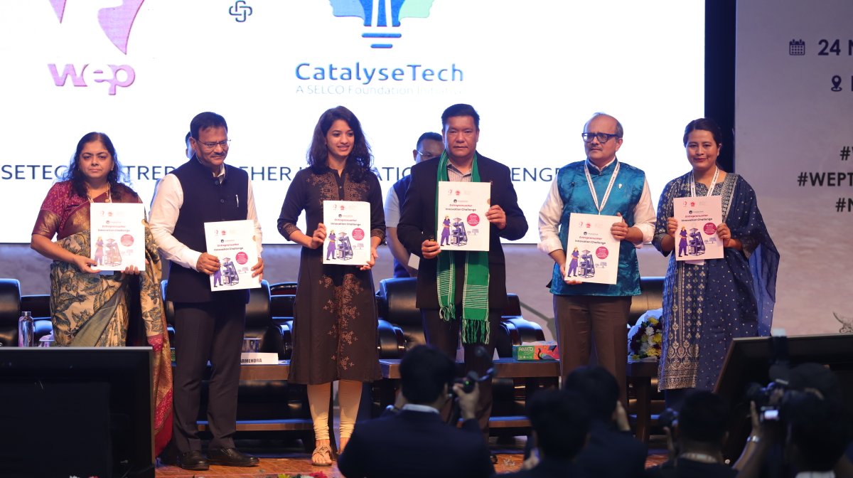 AicSelco's tweet photo. In the presence of Hon’ble Chief Minister @PemaKhanduBJP,@SELCOFoundation &amp; @AicSelco  in partnership with @wep_community launches the EntrepreneuHer Innovation Challenge fostering gender diversity &amp; sustainability in tech entrepreneurship. 

https://t.co/EPMkpQxN1G https://t.co/0XoXfjNzTV
