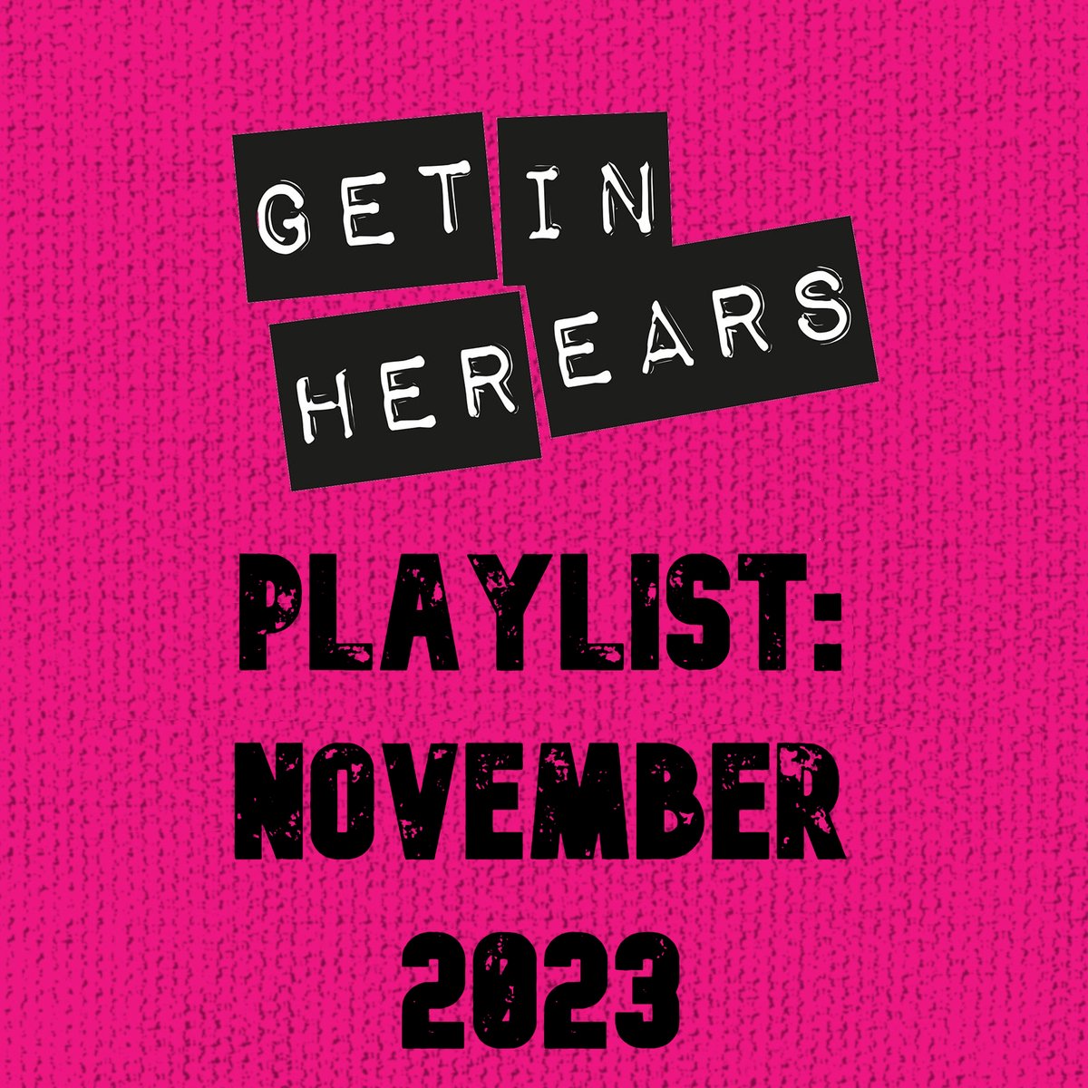 Get In Her Ears (@getinherears) on Twitter photo Just in time for the weekend...
Here's our November #NewMusic Playlist! 🎧
Ft. tracks by <a href="/probpatterns/">Problem Patterns</a>, <a href="/M_cramps/">The Menstrual Cramps</a>, <a href="/TouchExcellente/">OVERTONE VIDEO - LIVE ON YT</a>, @arxxband, <a href="/SeraphinaSimone/">𝙎𝙚𝙧𝙖𝙥𝙝𝙞𝙣𝙖 𝙎𝙞𝙢𝙤𝙣𝙚 🍒</a>, <a href="/ALYSS_Hz/">ÅLYSS ♅</a>, <a href="/Ratboysband/">Ratboys</a>, @NessNost, <a href="/aycarmelaband/">¡Ay Carmela!</a> & more! 🖤
Listen here: getinherears.com/2023/11/24/pla… Just in time for the weekend...
Here's our November #NewMusic Playlist! 🎧
Ft. tracks by <a href="/probpatterns/">Problem Patterns</a>, <a href="/M_cramps/">The Menstrual Cramps</a>, <a href="/TouchExcellente/">OVERTONE VIDEO - LIVE ON YT</a>, @arxxband, <a href="/SeraphinaSimone/">𝙎𝙚𝙧𝙖𝙥𝙝𝙞𝙣𝙖 𝙎𝙞𝙢𝙤𝙣𝙚 🍒</a>, <a href="/ALYSS_Hz/">ÅLYSS ♅</a>, <a href="/Ratboysband/">Ratboys</a>, @NessNost, <a href="/aycarmelaband/">¡Ay Carmela!</a> & more! 🖤
Listen here: getinherears.com/2023/11/24/pla…