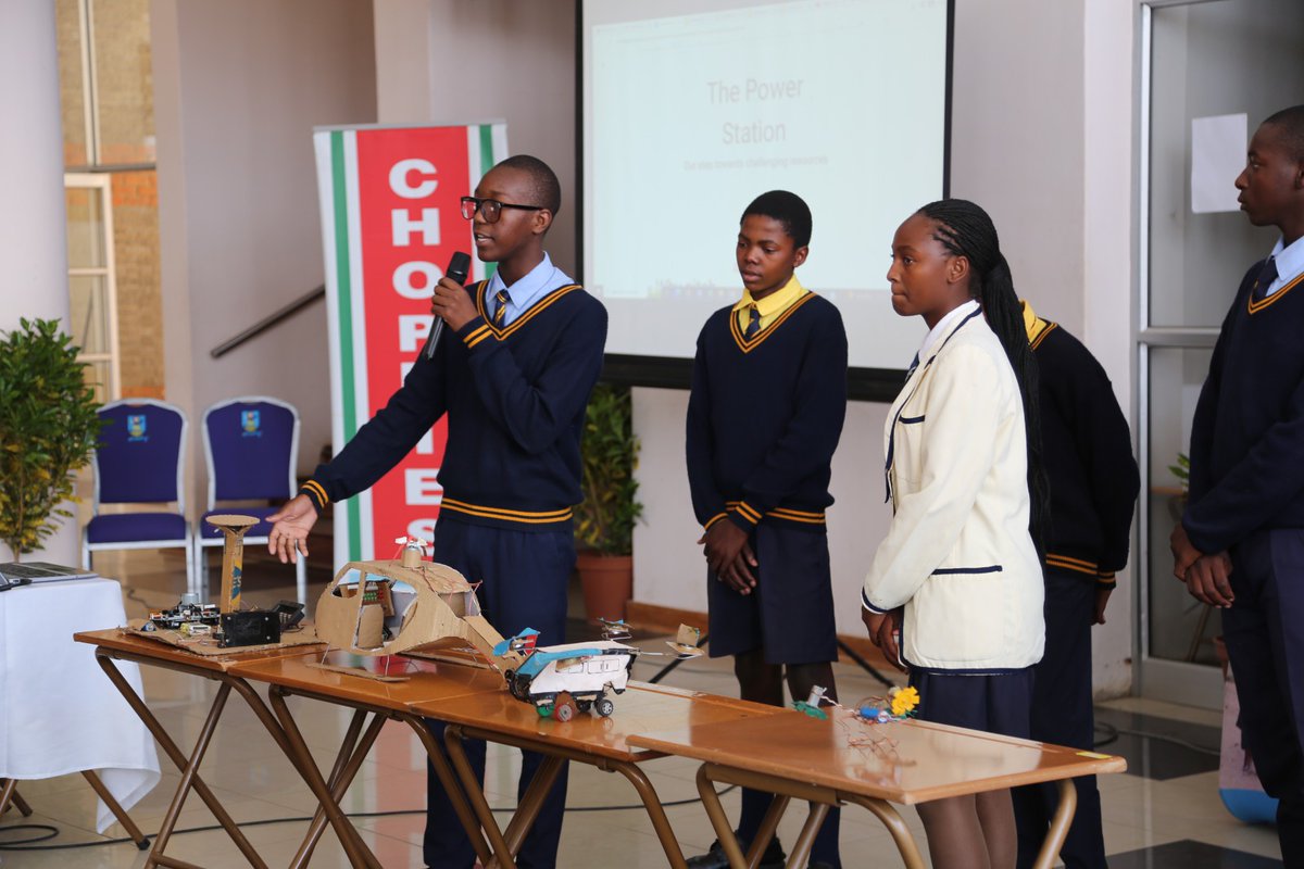 nustzim's tweet photo. eMganwini High School students produced a series of flying object prototypes including a drone and helicopter which they demonstrated at today's #GrassrootsInnovationLaunchPad at NUST #thinkinotherterms #studywithnust #choosenust https://t.co/gOJ80Vaumu