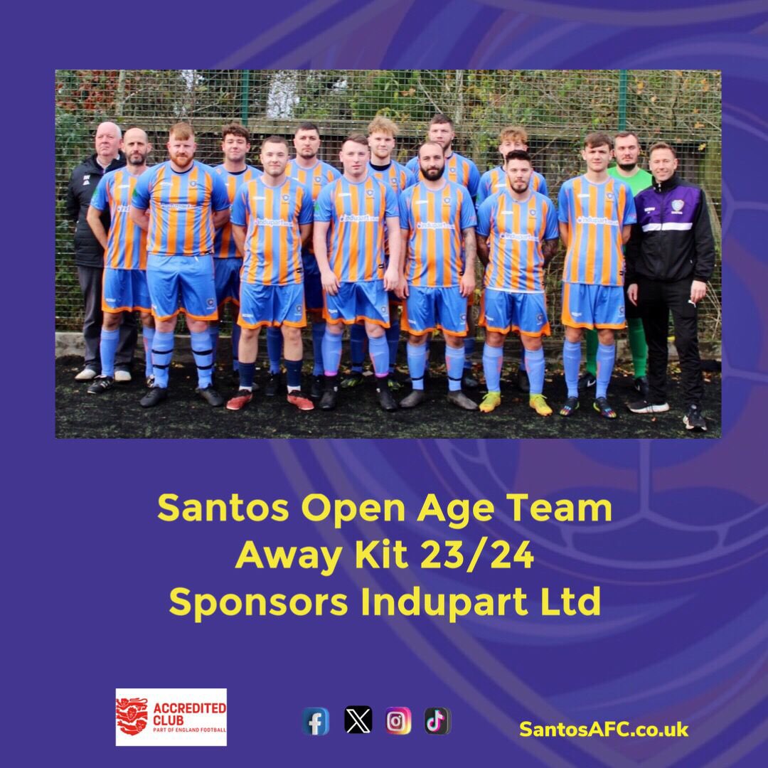 Was brilliant to wear our new Away kit in last weekends game vs JLingz FC, massive thanks to @indupart for being the main sponsor for it 💜💙 #PurpleArmy