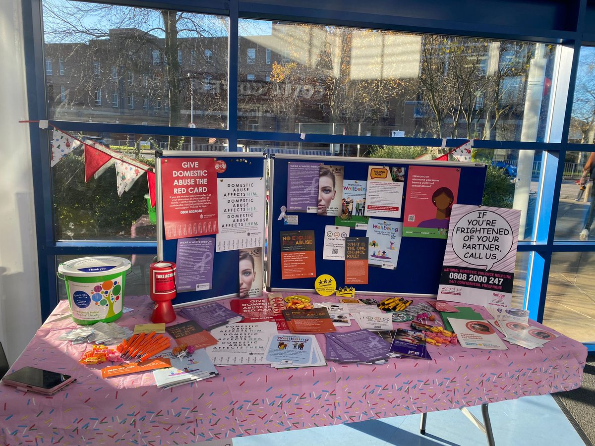 WHHNHSSafeguarding🌈 (@safeguardingwhh) on Twitter photo Tomorrow is #whiteribbonday and today our <a href="/WHH/">ٰ</a> Independent Domestic Violence Advocate is raising awareness in the front entrance at Warrington Hospital! <a href="/alanil1/">Layla</a> <a href="/Kimberley_S_J/">Kimberley S-Jamieson</a> <a href="/Warrington_SP/">Warrington Safeguarding Partnerships</a> Tomorrow is #whiteribbonday and today our <a href="/WHH/">ٰ</a> Independent Domestic Violence Advocate is raising awareness in the front entrance at Warrington Hospital! <a href="/alanil1/">Layla</a> <a href="/Kimberley_S_J/">Kimberley S-Jamieson</a> <a href="/Warrington_SP/">Warrington Safeguarding Partnerships</a>