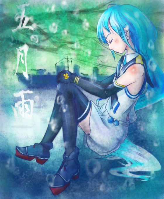#このタグを見た人は初描きと現在の絵を載せる