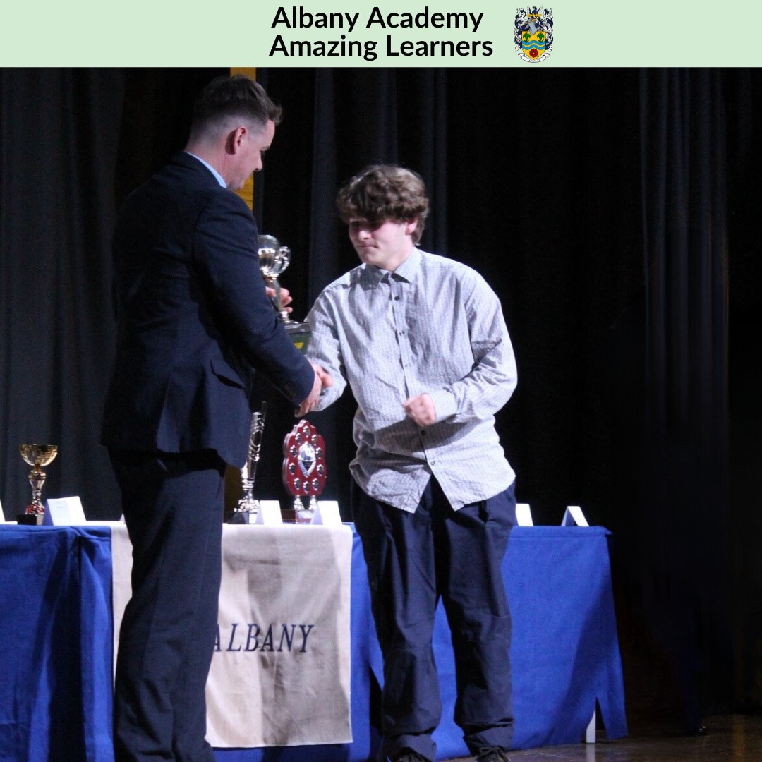 Fantastic awards evening last night. 
Class of 2023, you've made us proud!✨
Want to see more pictures? Head on over to our school website. albanyacademy.co.uk/presentation-e…
#celebrationnight #awardsevening #classof2023 #amazinglearners #achievement #awards #albanyacademy
@jamievermiglio