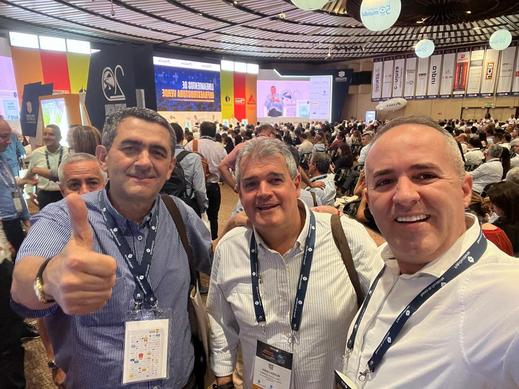 JCPalacioF's tweet photo. 20 congreso nacional de infraestructura , participamos en compañía de mis compañeros diputados Rubén Callejas y Juan Esteban Villegas, grandes aprendizajes de los retos de infraestructura en el país. https://t.co/vSrFe4wwhd