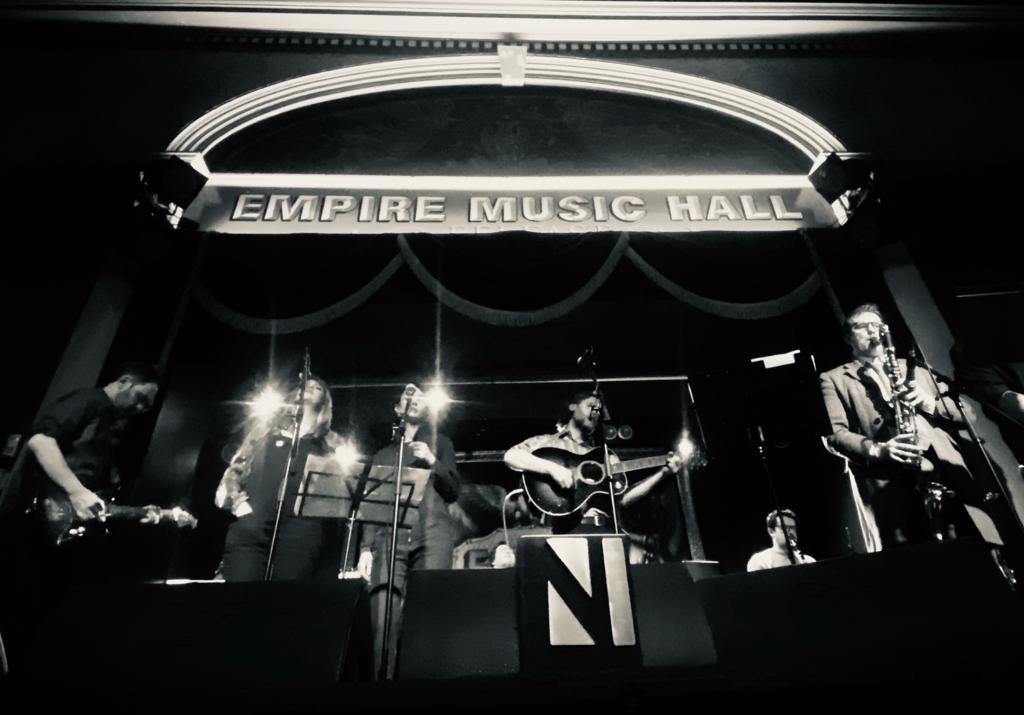 Massive thanks to all who came out to @belfastEmpire last night, we had a ball. ❤️ And thx to @ms_clara_tracey for being sensational. ❤️ 📸 @MovingOnMusic 📸 @samomahonyfilm