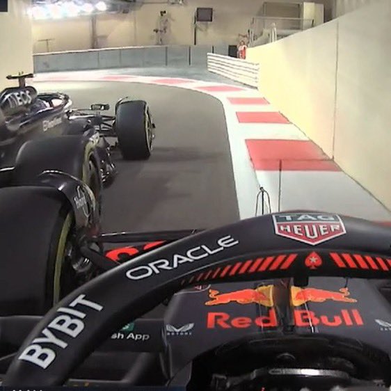 FER44Rl's tweet photo. Genuine question, what’s wrong with Verstappen? It’s only free practice there’s absolutely no need for this. FIA and F1 are truly the enablers for this kind of behaviour. https://t.co/hhDnmMDTvA