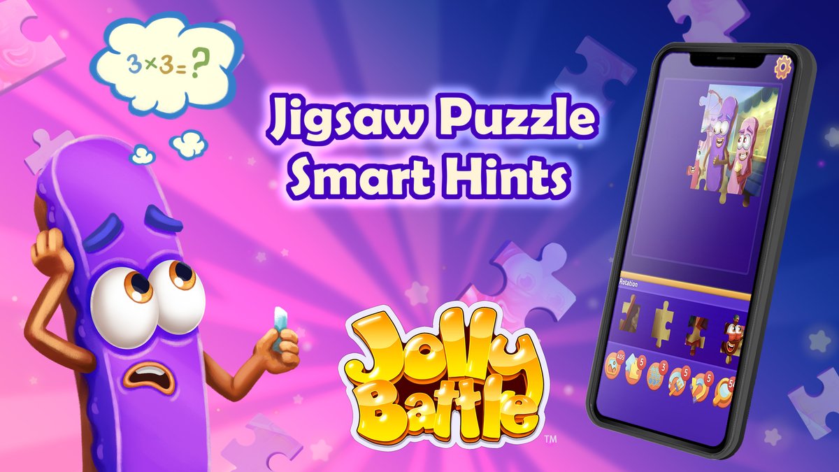 #FollowFriday Use smart hints to complete the puzzles as easy as 1-2-3. Play Jigsaw Puzzle by Jolly Battle to improve your skills and enjoy the gaming experience Download now: jbpuzzleadventure.page.link/jpTw #jollybattle #puzzlegames #indiegame #mobilegames