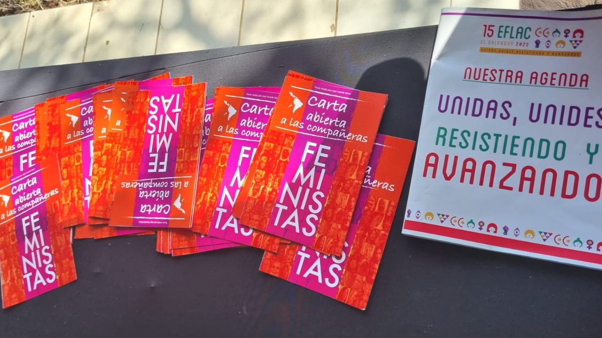 RedTraSex's tweet photo. Nuestra actividad autoconvocada en el #15EFLAC @15eflac 🔥✊💜 Conversatorio "No es todo lo mismo: Diferencia entre trabajo sexual/trata de personas/explotación".

¡Gracias a lxs compas participantes! Sigamos derribando prejuicios y construyendo feminismo para todas/todes. https://t.co/CCfdTMKj6d