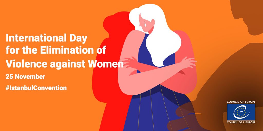 Tomorrow, we start the #16DaysofActivism!
 
Join us in raising awareness to #endViolenceAgainstWomen.

#IstanbulConvention