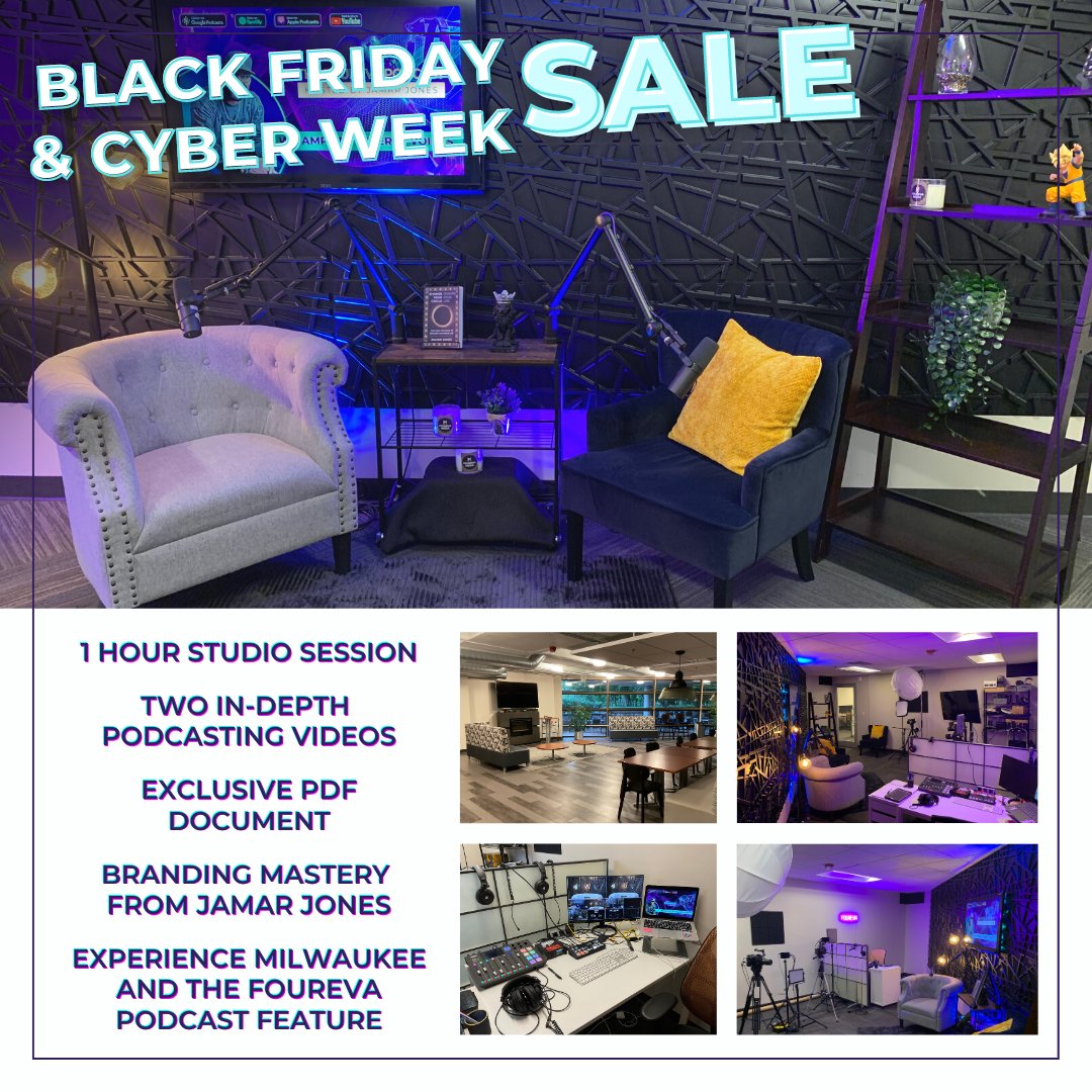 DON'T MISS OUT on this unbeatable $125 deal that will transform your content creation journey!

Act fast – this offer is too HOT to handle and too GOOD to pass up!

Grab your spot here: fourevamedia.com/black-friday?u…

#FourevaDeal #TheFourevaStudios #blackfriday #cyberweek