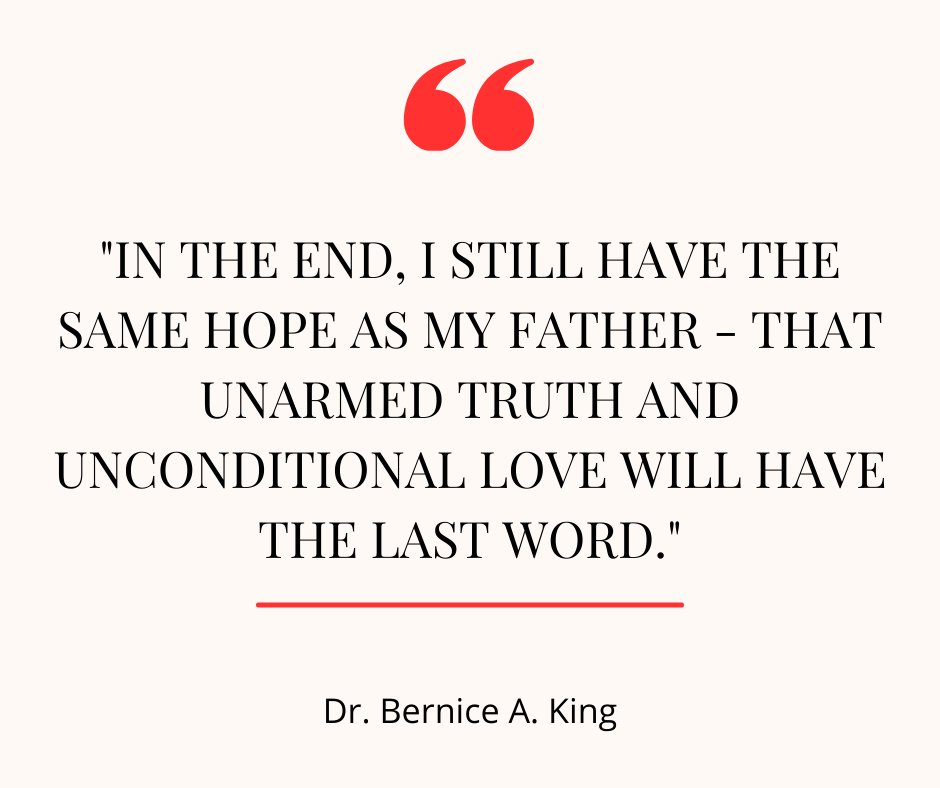 BerniceKing's tweet image. #Hope #Love #Truth