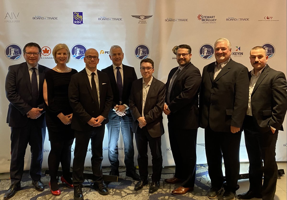 stjohnsairport's tweet photo. We were thrilled to attend the @stjohnsbot 2023 Business Awards last evening! 🏆🤝

This event celebrated the inspiring work achieved in the local business community while allowing us to network with key stakeholders.

Congratulations to all the nominees and award recipients! 🎉 https://t.co/BM1rcGXzj4