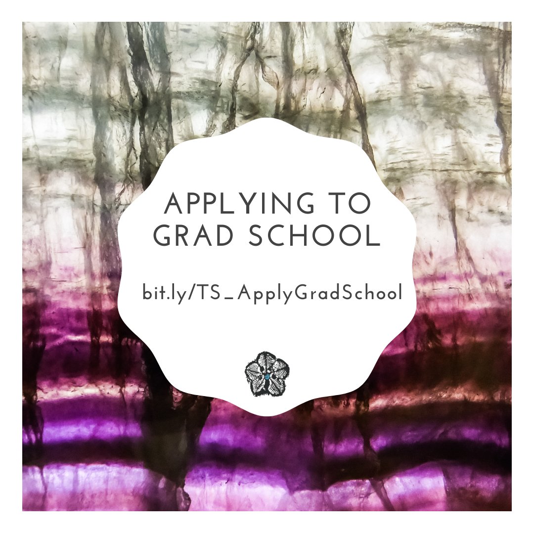 Are you applying to #GraduateSchool? Check out our 'Applying to Grad School' series, where we cover paying for your grad degree, preparing your CV, emailing potential advisors, and interviews! Read more on the site at bit.ly/TS_ApplyGradSc… #AcademicChatter