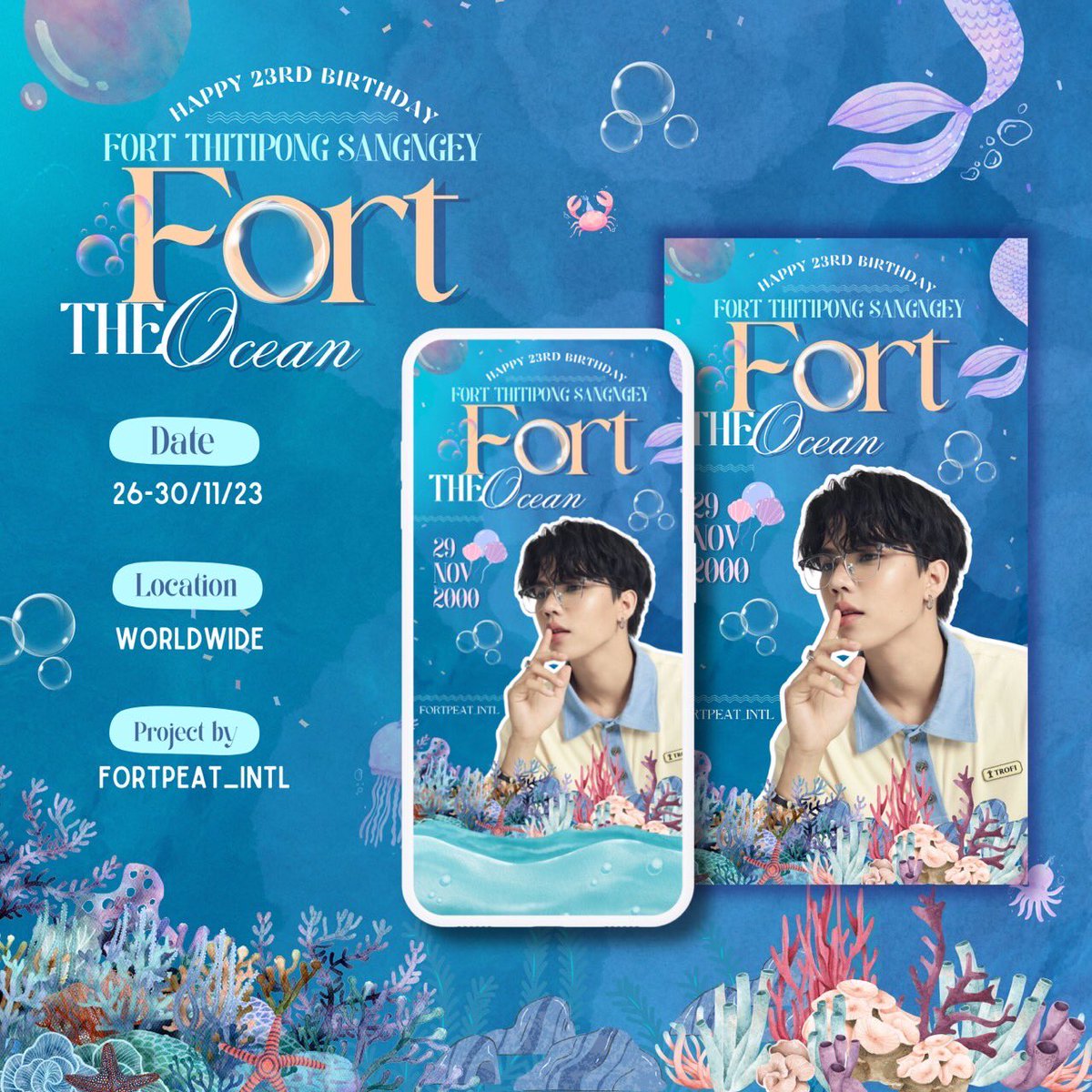 FORTPEAT_INTL's tweet photo. 🌊 INSTAGRAM ADS BY FORTPEAT_INTL 🌊

📅 26 Nov - 30 Nov
📍 Worldwide

ComeFortZon and BabyFeat around the world do keep a look out during these period and tag us if you see it ☺️

#EndlessLoveFortHBDProject
@fort_fts #FortFTS
#ComeFortZon #BabyFeat https://t.co/7vmmhVVF6s