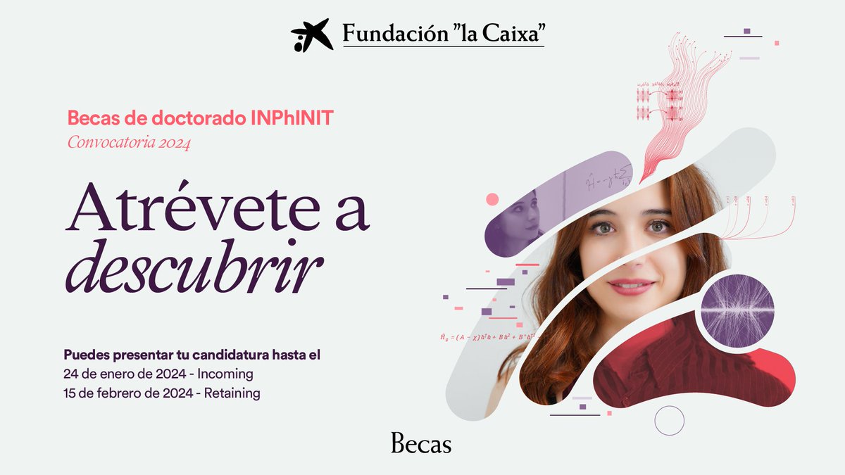 🔬 ¿Quieres desarrollar tu carrera científica en el área de las energías sostenibles? Solicita una beca de doctorado #INPhINIT de <a href="/FundlaCaixa/">Fundación ”la Caixa”</a>. Ofrecemos 5 plazas en diferentes unidades de investigación. 

🗓️ Presenta tu candidatura hasta el 24 de enero.
fundacionlacaixa.org/es/becas-docto…