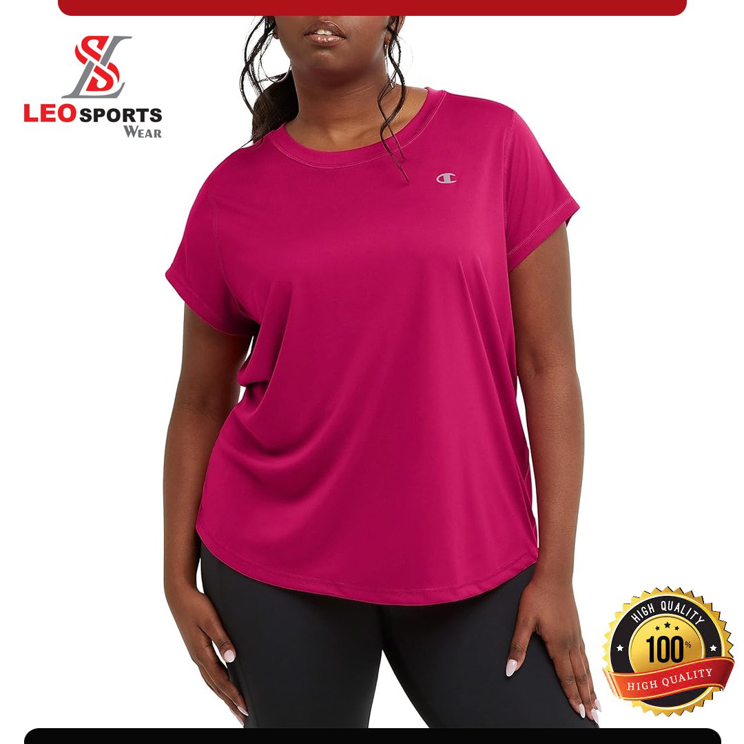 📖Women's Plus Size Crewneck Sport T Shirt, Plus Size Moisture-wicking Tee Shirt for Women 
➛100% Polyester
➛Imported
➛Pull On closure
🏭Kashmir,road, Pakagarha,Sialkot/Pakistan
📲03081441366
📧Leosportswear990@gmail.com
#womensstyle #womensfashion #womensclothing #womenswear