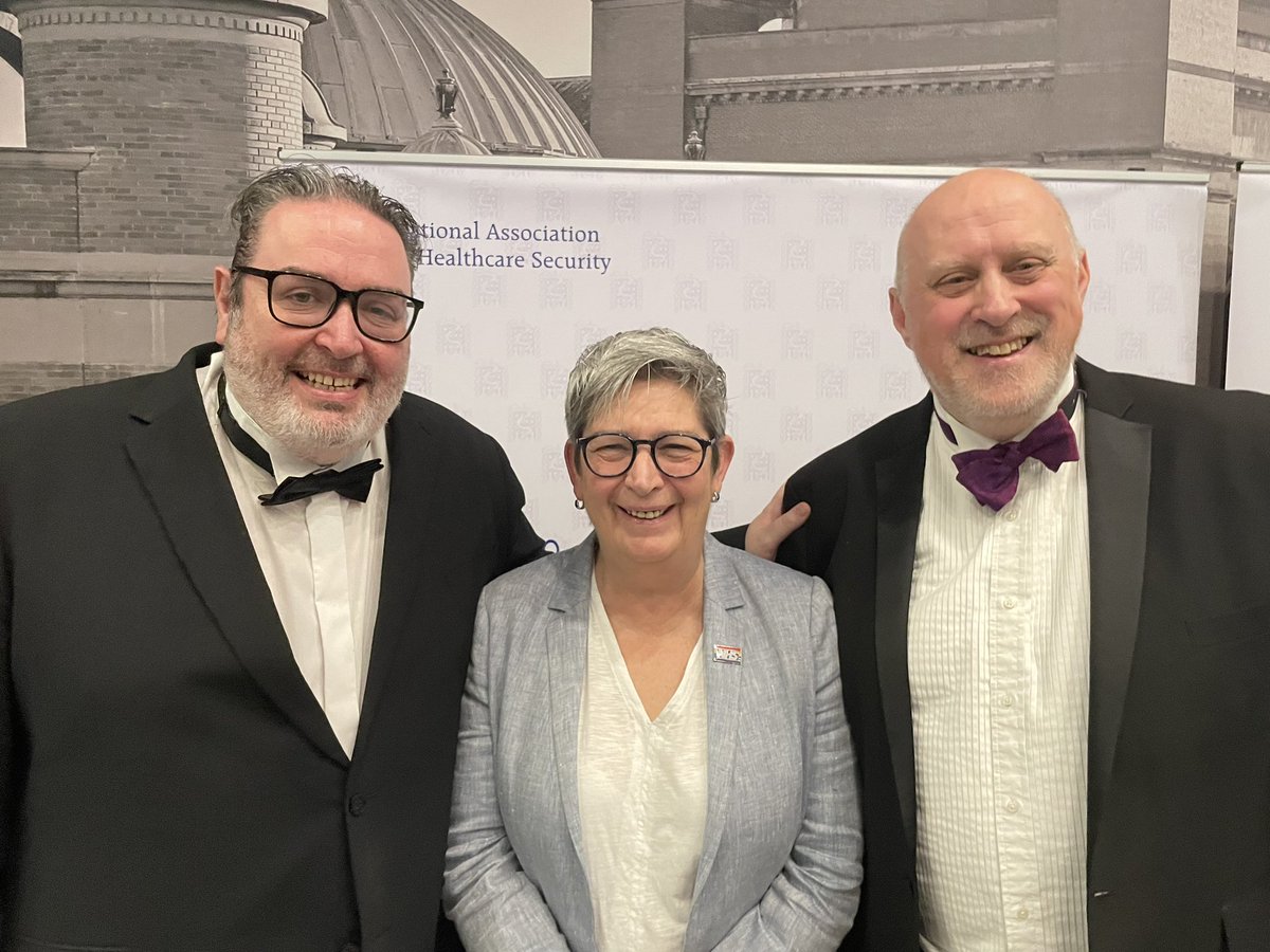 SyCom Board Members Oliver Curran, Jayne King and <a href="/_MikeHurst/">Mike Hurst, 🇺🇦 CPP® CPOI</a> at the <a href="/NAHS_UK/">NAHS_UK</a> Awards Dinner.