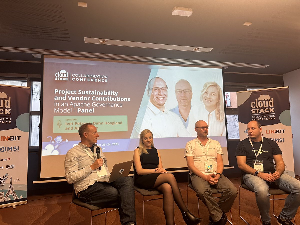 kiranchavala's tweet image. Community over code interesting panel discussions on Apache cloudstack governance model #cscollab2023