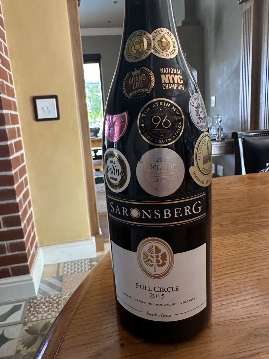 Kobus Wiese (@4kobuswiese) on Twitter photo This Shiraz, Grenache, Mouvedre and Voignier blend is simply world class! <a href="/Saronsberg/">Saronsberg Cellar</a> This Shiraz, Grenache, Mouvedre and Voignier blend is simply world class! <a href="/Saronsberg/">Saronsberg Cellar</a>