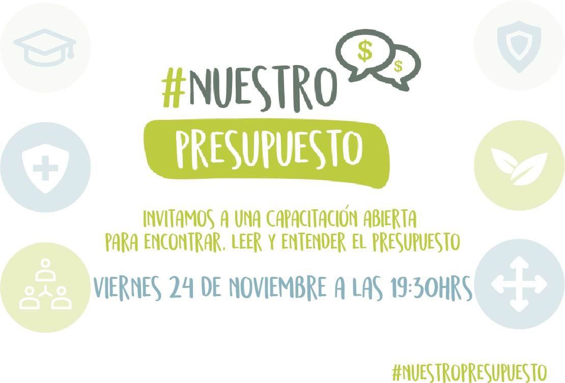 Les invitamos a esta sesión, para conocer y entender cómo leer el Proyecto de Presupuesto 2024 🔍📊💰

#NuestroPresupuesto 

📆 Hoy 24 de Noviembre
⏰ 19:30h
🔗 us02web.zoom.us/j/84446375501