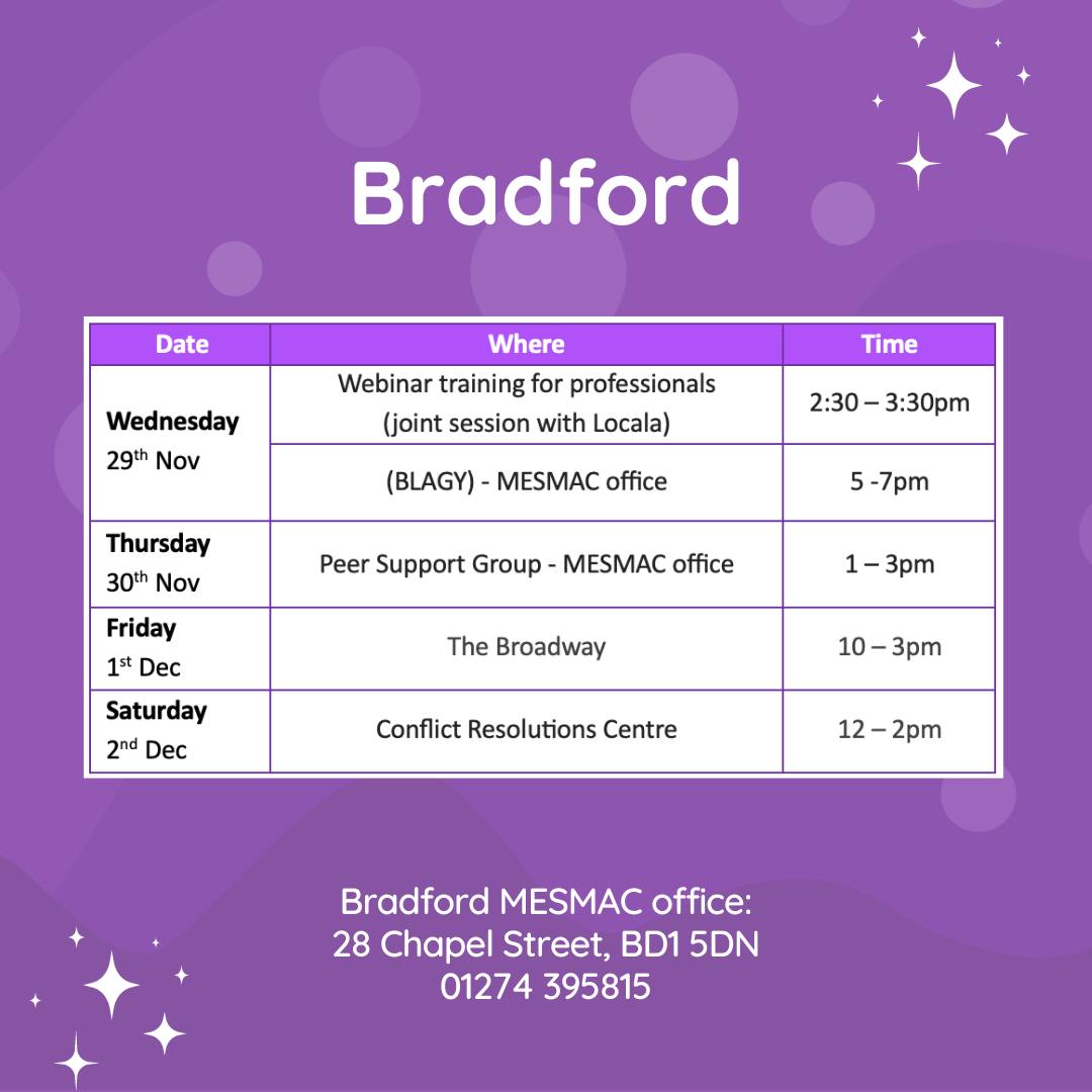 MESMAC Bradford (@mesmacb) on Twitter photo Find us next week <a href="/TheBroadwayBrad/">TheBroadwayBradford</a> and <a href="/crc_bradford/">CRC Bradford</a> where we will be providing free, fast and confidential HIV tests for #PrEPawarenessweek
We are also on hand to answer any questions you might have about PrEP medication and HIV.
Look forward to meeting you!
#PrEP #Bradford Find us next week <a href="/TheBroadwayBrad/">TheBroadwayBradford</a> and <a href="/crc_bradford/">CRC Bradford</a> where we will be providing free, fast and confidential HIV tests for #PrEPawarenessweek
We are also on hand to answer any questions you might have about PrEP medication and HIV.
Look forward to meeting you!
#PrEP #Bradford