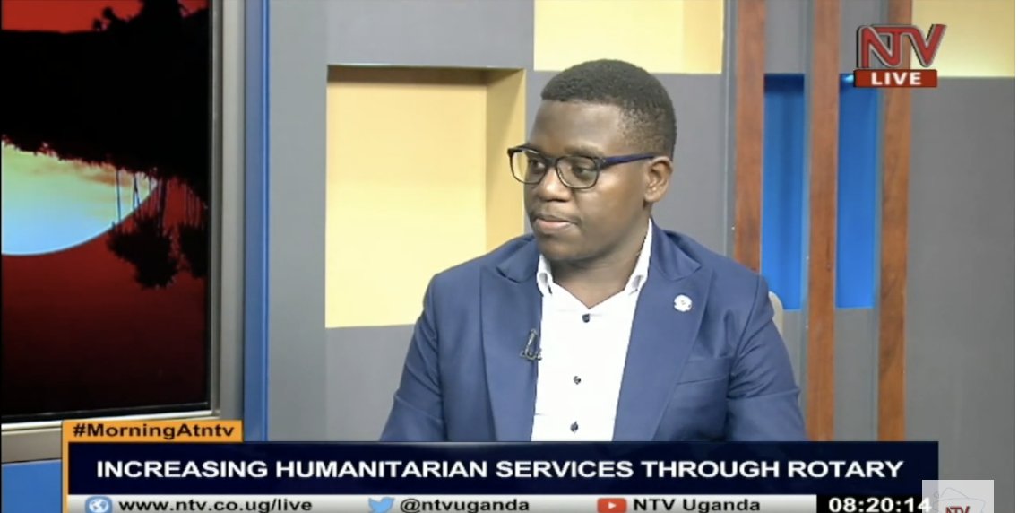 Rotary increasing humanitarian services Watch Pafra Ssekuuma, President of @Destadia shed light on diverse approaches to address the escalating needs on #MorningAtNTV. 👉 bit.ly/40Uz2Of?utm_me…