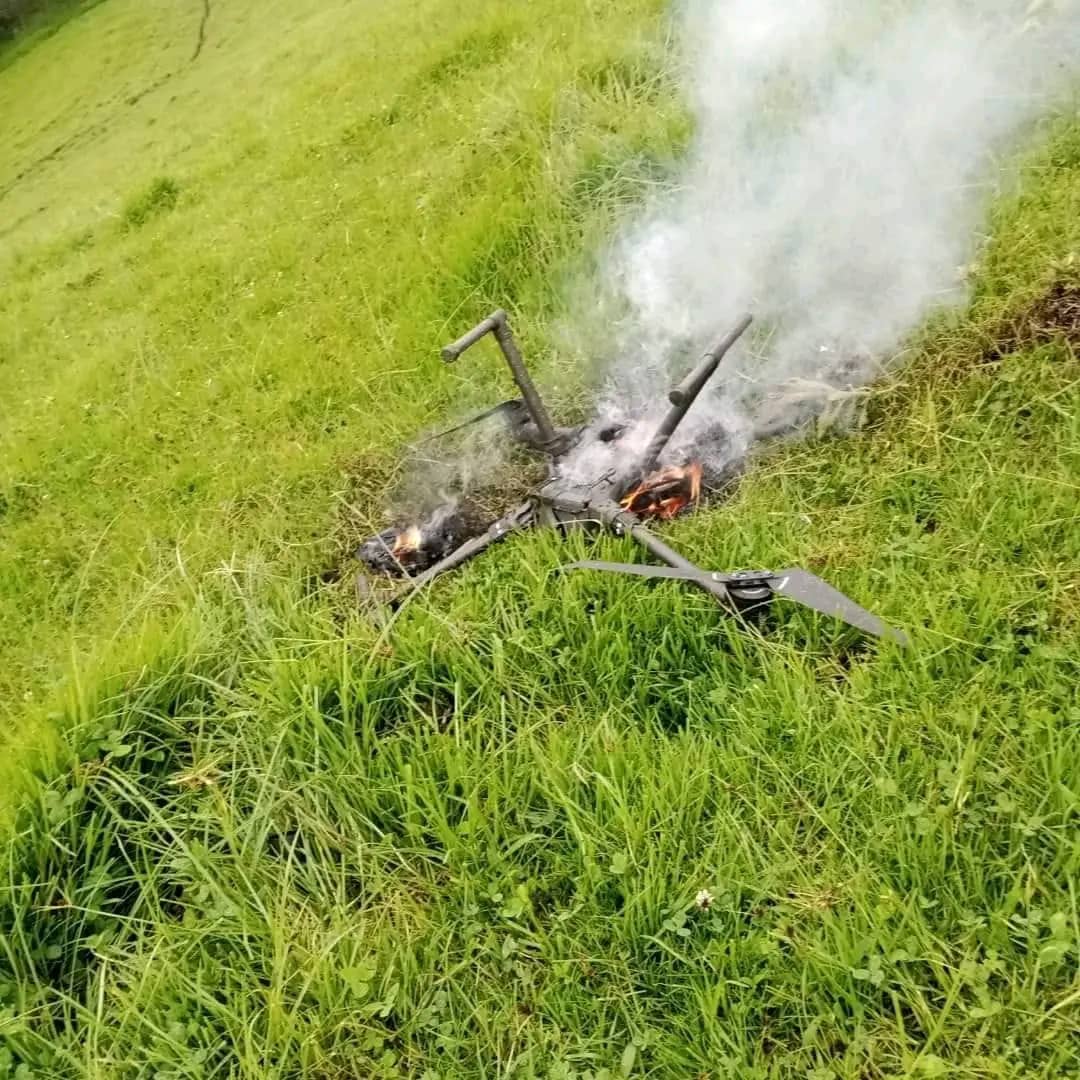 Drone de l'Armee Rwandaise détruit dans le territoire de MASISI