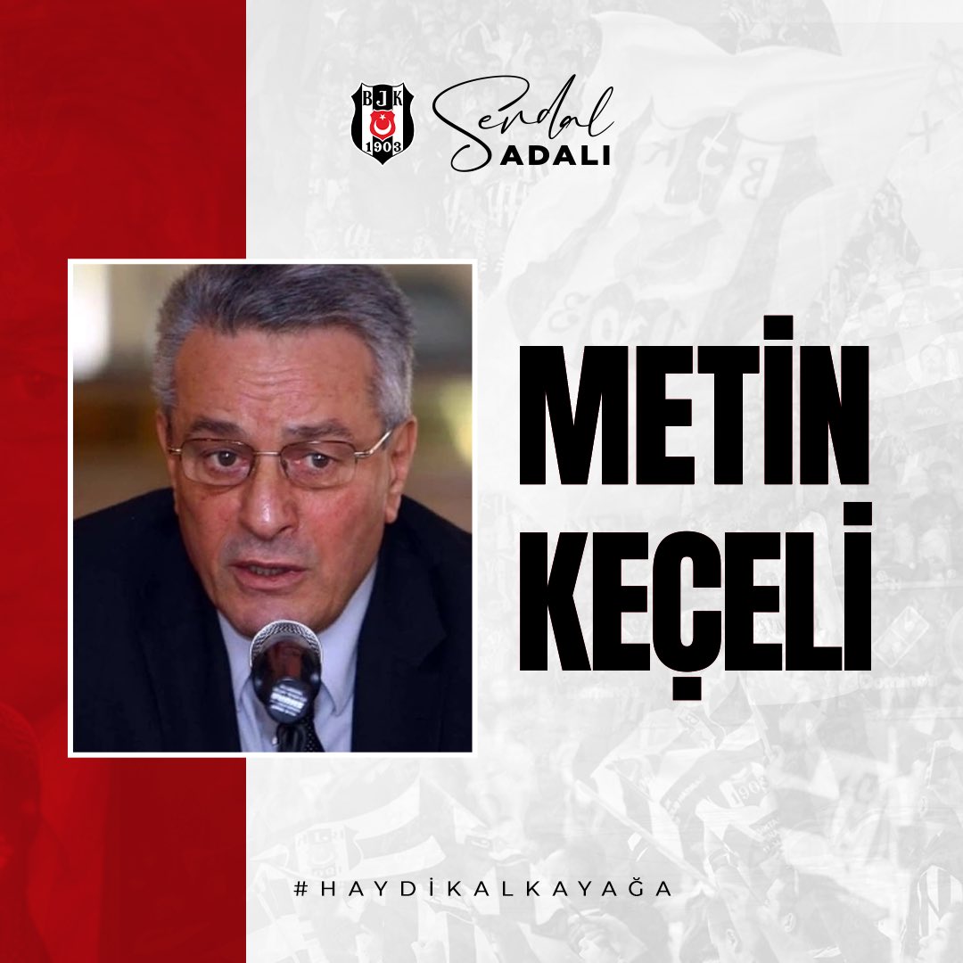 Değerli Beşiktaş Camiası,

3 yıl üst üste şampiyon olduğumuz dönemde Onursal Başkanımız Süleyman Seba’nın yönetiminde Asbaşkanlık görevini üstlenmiş, başarılı iş insanı, Beşiktaş Gazisi Metin Keçeli, Yönetim Kurulumuzda 2. Başkan olarak görev alacaktır. Kendisinin Beşiktaşlılığı