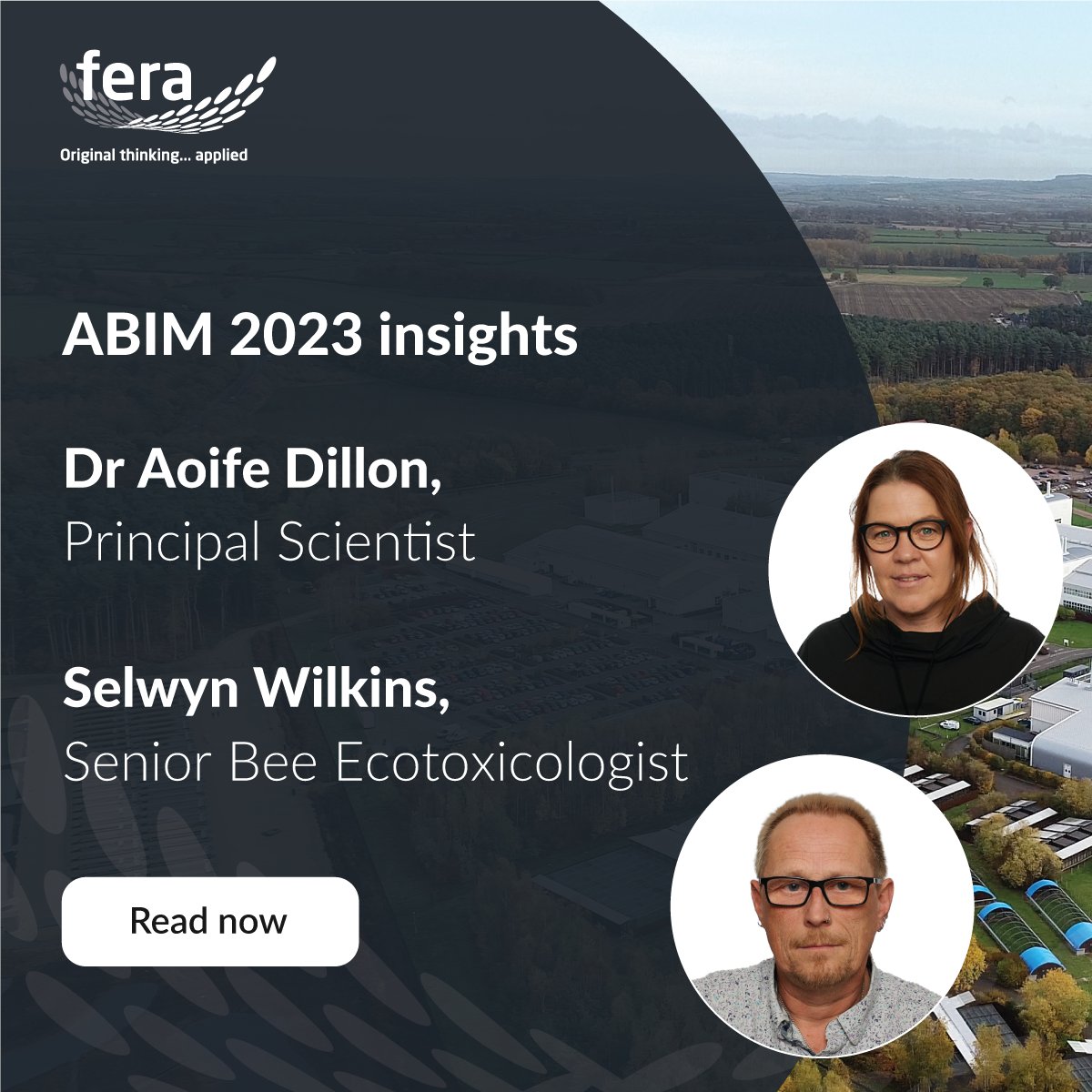 ABIM 2023 insights from Dr Aoife Dillon, Principal Scientist - Crop Protection and Selwyn Wilkins, Senior Bee Ecotoxicologist. Read more ➡ hubs.ly/Q029Y15M0 🔬 Find out more about our biopesticides services hubs.ly/Q029Ygx10 #biopesticides #abim2023 #FeraScience