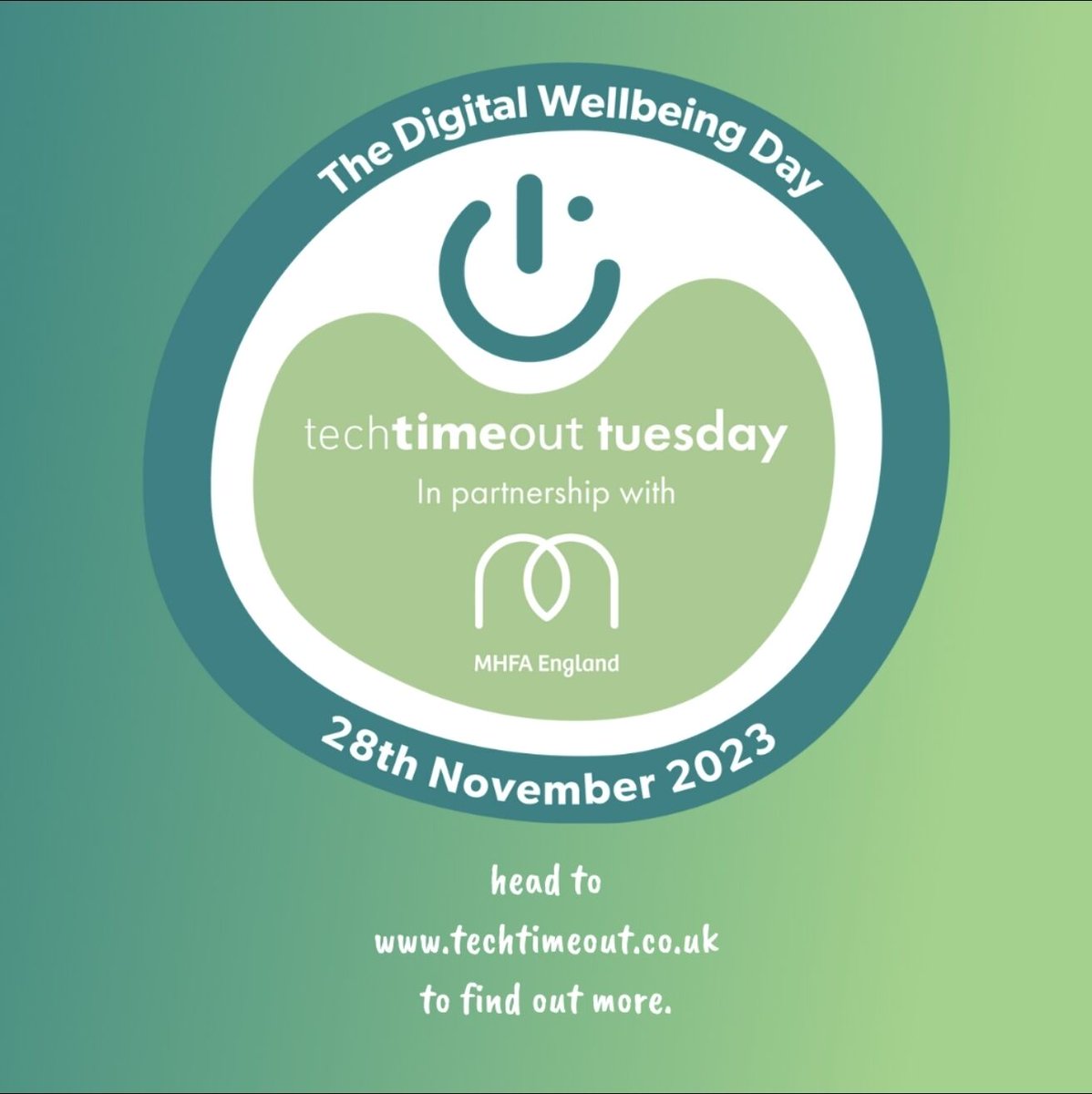 On 28th November, @RecoveryDevon evon is delighted to partner with @MHFAEngland and @techtimeout, a digital wellbeing company, to observe #TechTimeOutTuesday. Take your pledge and get involved: techtimeout.co.uk/techtimeout-tu…