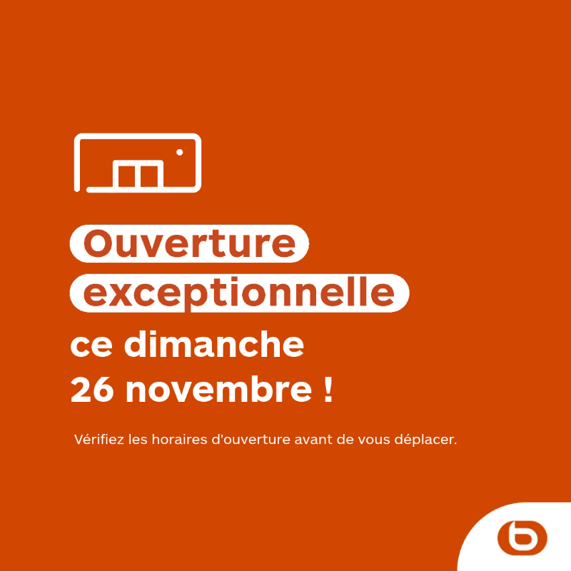 boulanger's tweet photo. Bonne nouvelle ! ✨
Nos magasins sont ouverts ce dimanche 26 novembre ! 😍

On vous attend nombreux 😎

#blackfriday #BonPlan #remises #magasin #shopping #ouverture #Electroménager