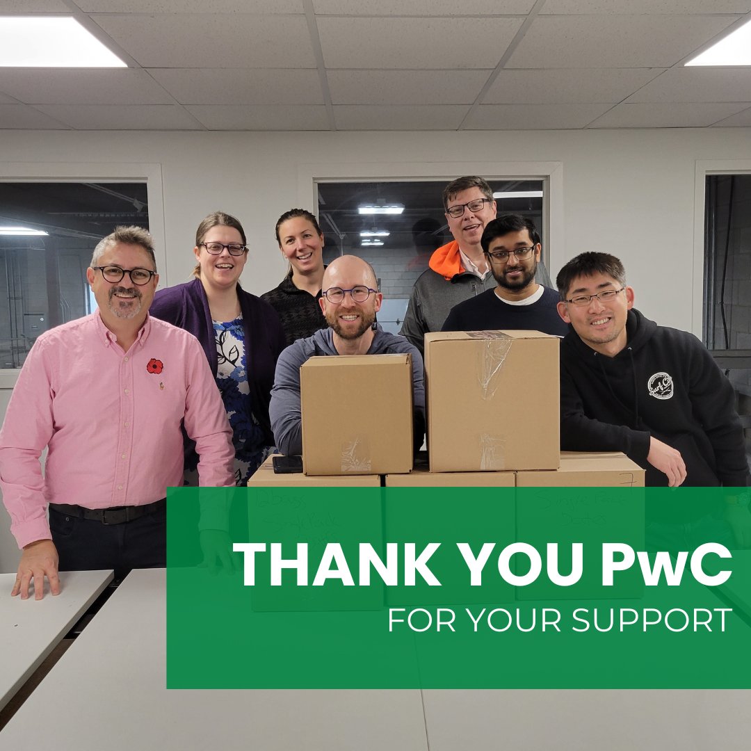 We are so thankful for this wonderful group from @PwC_Canada who volunteered at Nutrition for Learning this month! This incredible group packaged up 88lbs of dates, which equals approximately 1,440 single servings, that will be delivered to schools across #WaterlooRegion! 👏👏👏