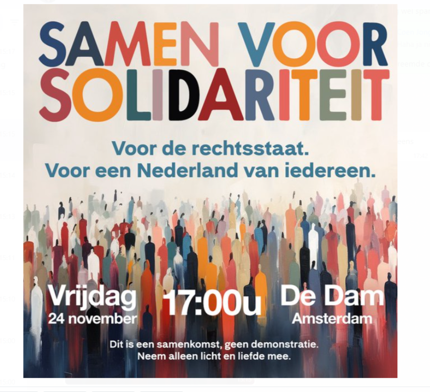 wierdduk's tweet photo. Wat doe je als de rechtsstaat je niet aanstaat? Dan ga je demonstreren 'voor de rechtsstaat': https://t.co/MUtrVIgW02
