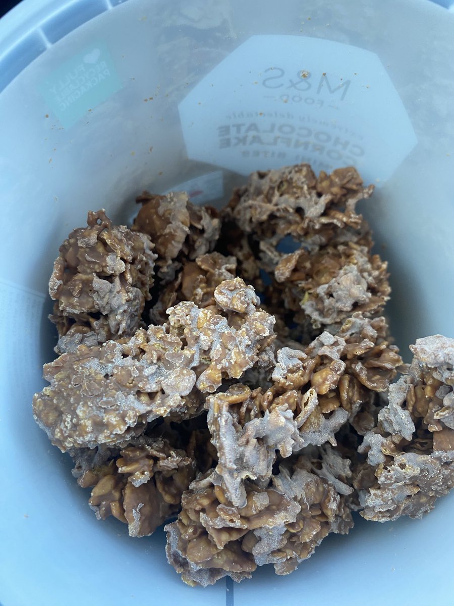 ⁦<a href="/marksandspencer/">M&S</a>⁩ I’ve just opened these chocolate cornflake mini bites and I’m pretty sure they shouldn’t be furry! #noteatingthese #furryflakes