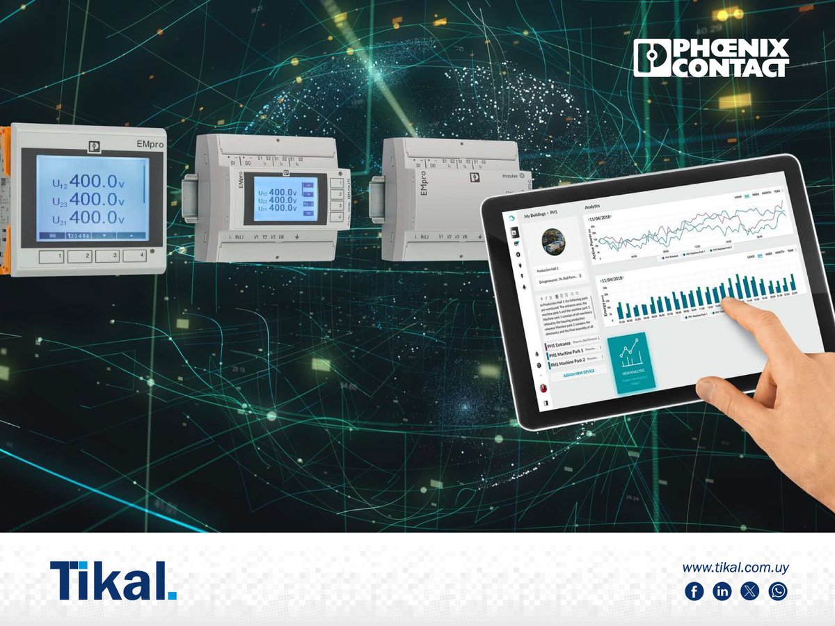 tikaluy's tweet photo. #EMpro es la solución de monitorización inteligente de la #energía de Phoenix Contact para la gestión energética del futuro⚡️
🔗 Más info en nuestra web: https://t.co/YHbhn8wZr7
🏷️ #phoenixcontact #gestionenergetica #consumoelectrico #medidoresdeenergia #monitorizaciondeenergia https://t.co/SJFc9evx4V